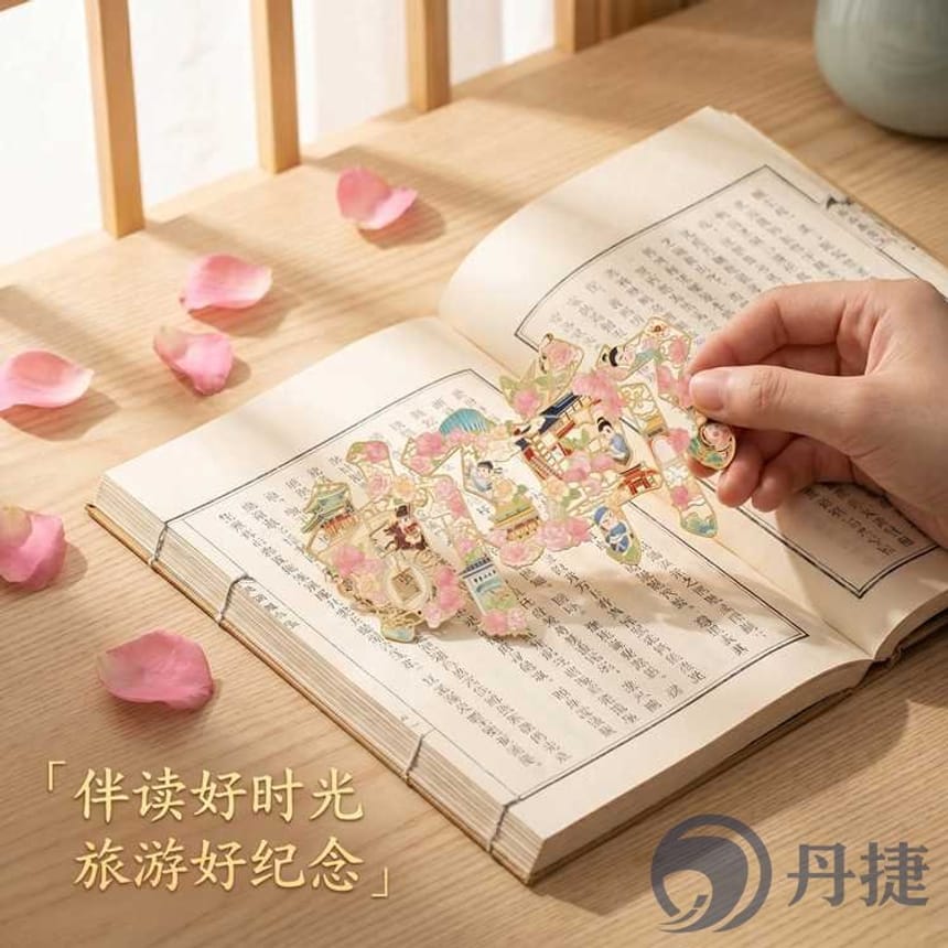 Landmark Metal Bookmarks — Handan cultural souvenir